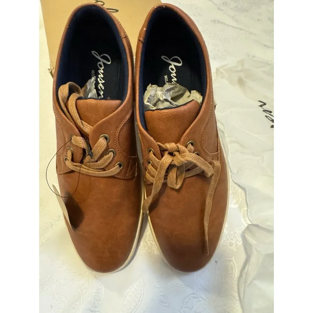 Jousen Milan Mens Brown Lace Up Dress Shoes Men’s Size 10.5 NEW